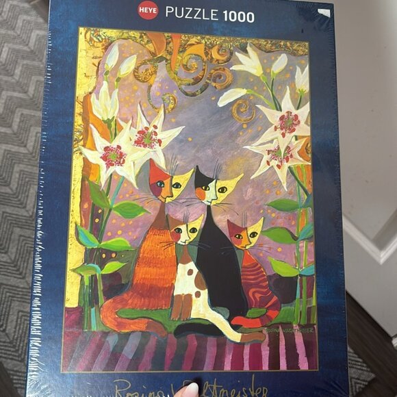HEYE Puzzle 1000 Pieces NIB Lilies by Wachtmeister - Picture 6 of 6